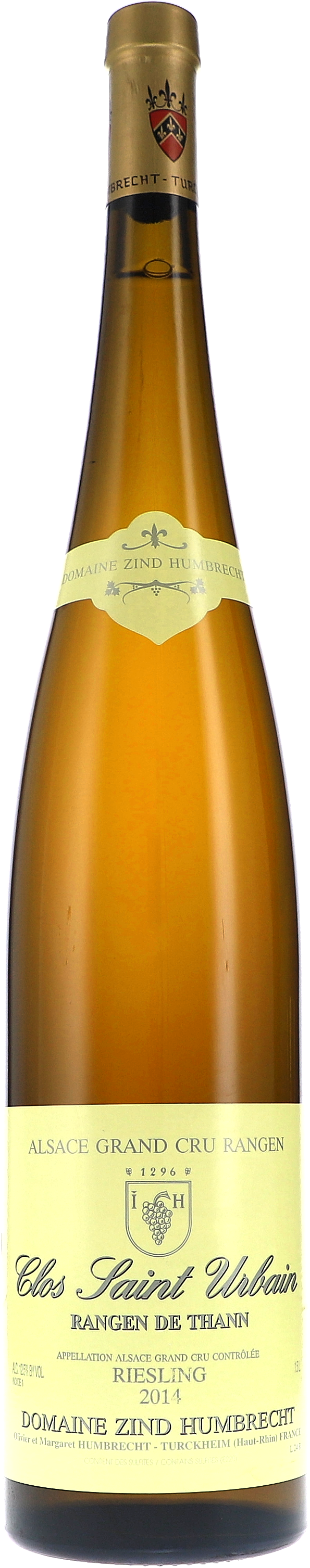 Zind-Humbrecht Riesling Rangen de Thann Clos-Saint-Urbain Grand Cru 2012