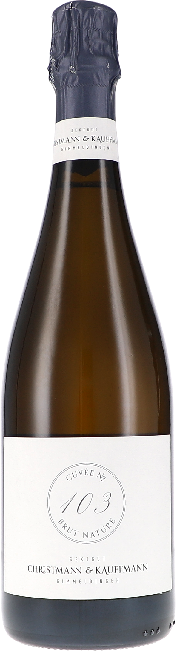 Christmann & Kauffmann Cuvée No. 103, Sekt Brut Nature