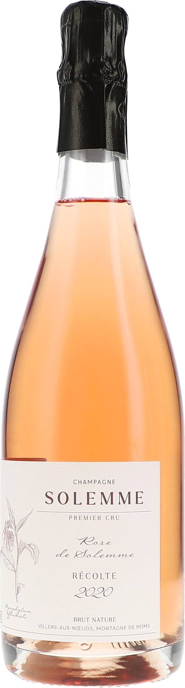 Solemme Rose de Solemme, 1er Cru Brut Nature, Millésimé 2020