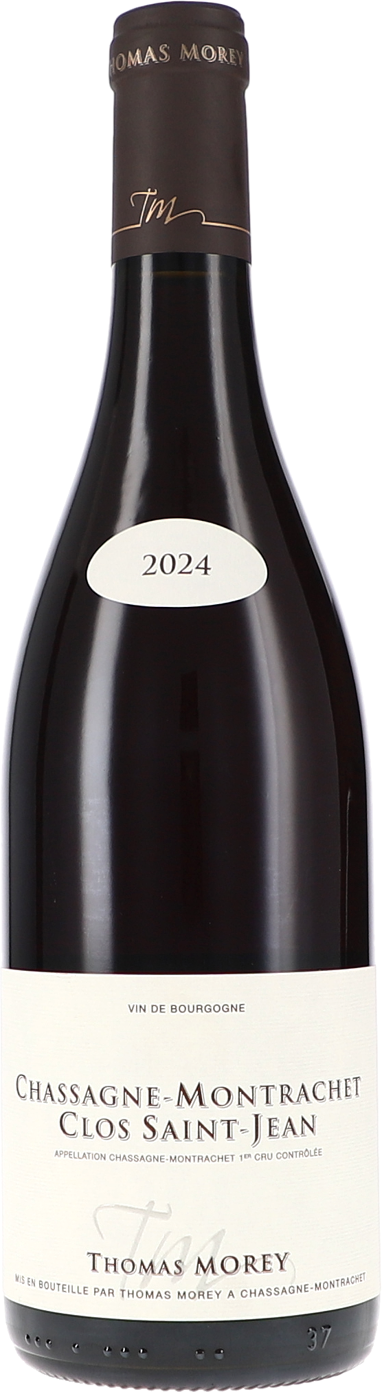 Thomas Morey Chassagne-Montrachet 1er Cru rouge Clos Saint-Jean AOC 2024