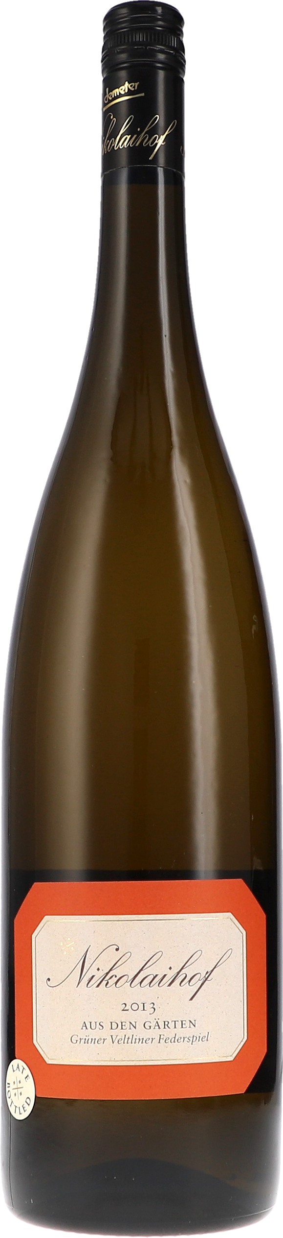 Nikolaihof Aus den Gärten, Grüner Veltliner Federspiel 2013 1,5 l