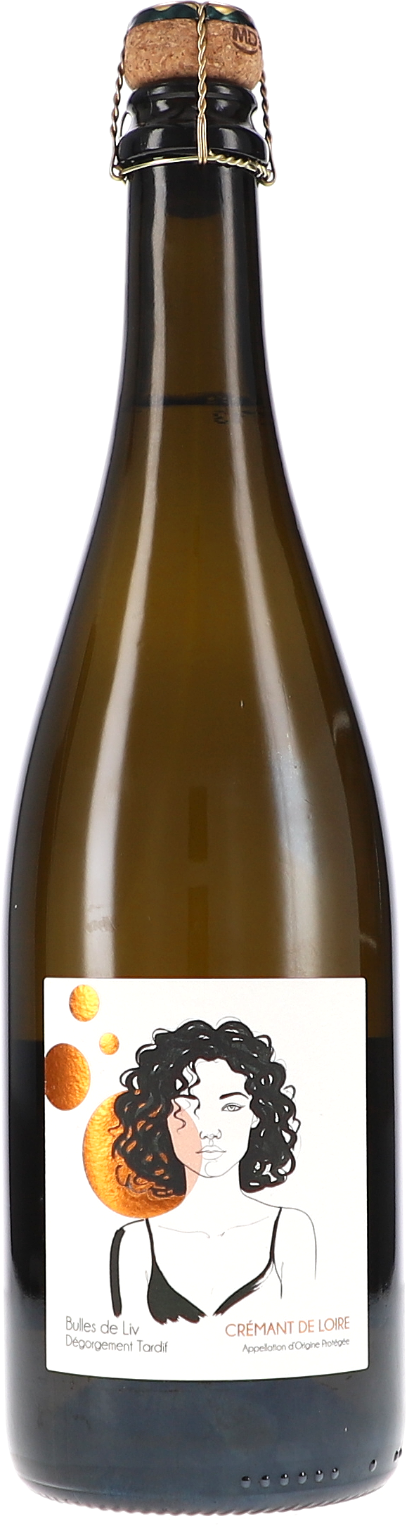 Liv Vincendeau Bulles de Liv, Dégorgement Tardif, Crémant de Loire Extra Brut AOP
