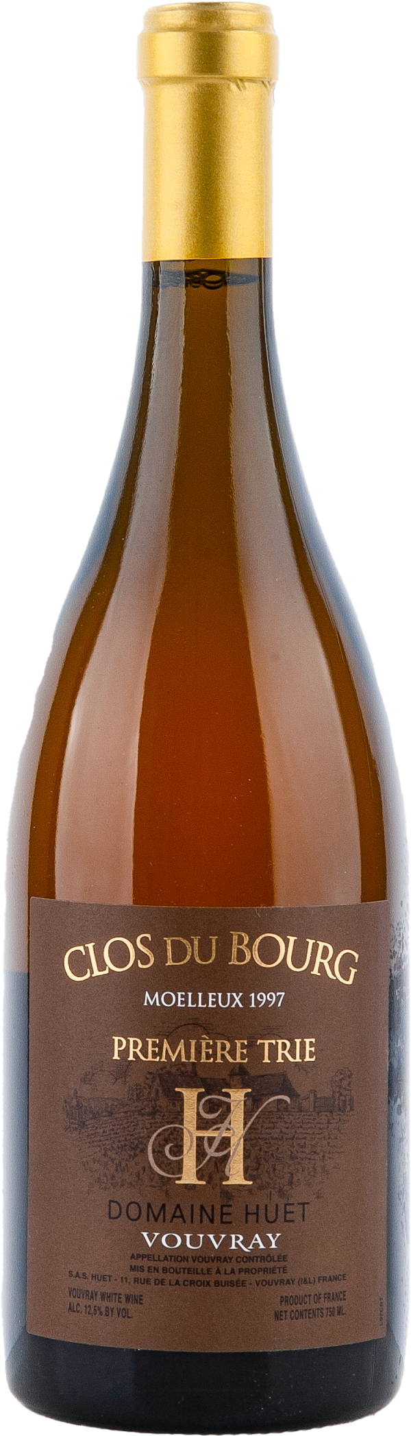 Huet Le Clos du Bourg Moelleux 1ère Trie  1997