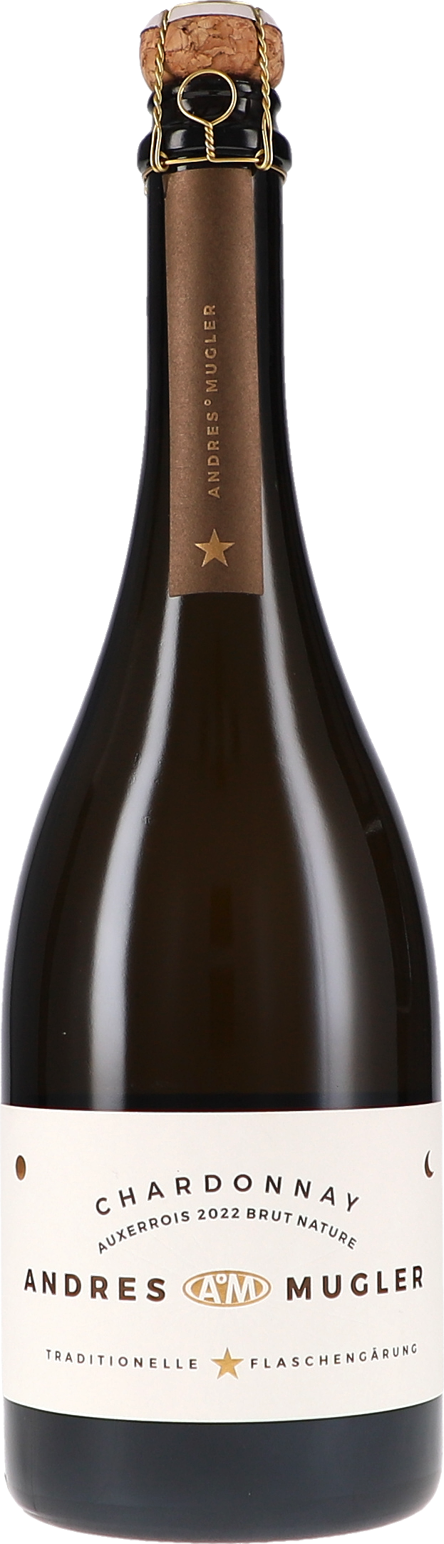 Andres&Mugler Chardonnay Auxerrois Sekt Brut Nature 2022