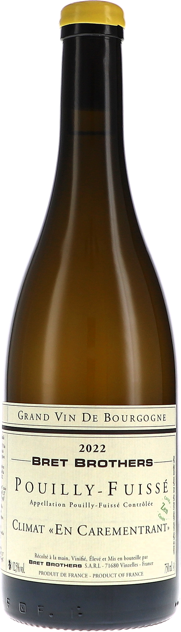 Bret Brothers Pouilly-Fuisse Climat "En Carementrant" Zen AOC 2022
