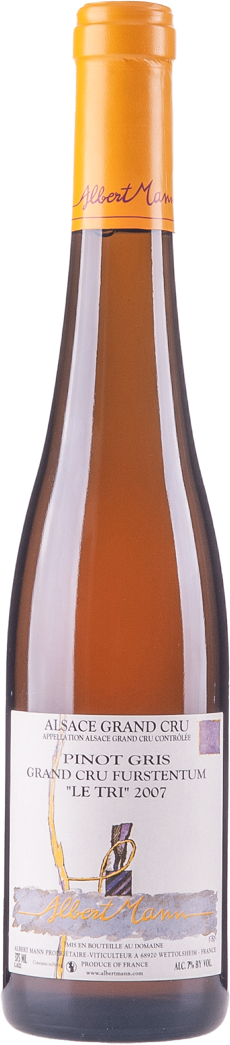 Albert Mann Pinot Gris Furstentum Grand Cru, Le Tri  2007