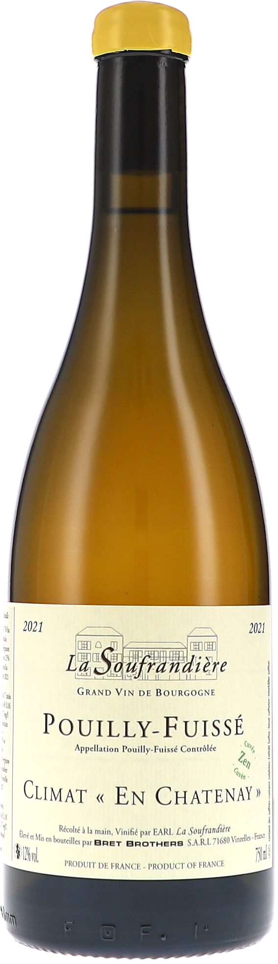 La Soufrandière Pouilly-Fuissé Climat "En Chatenay" Zen AOC 2021