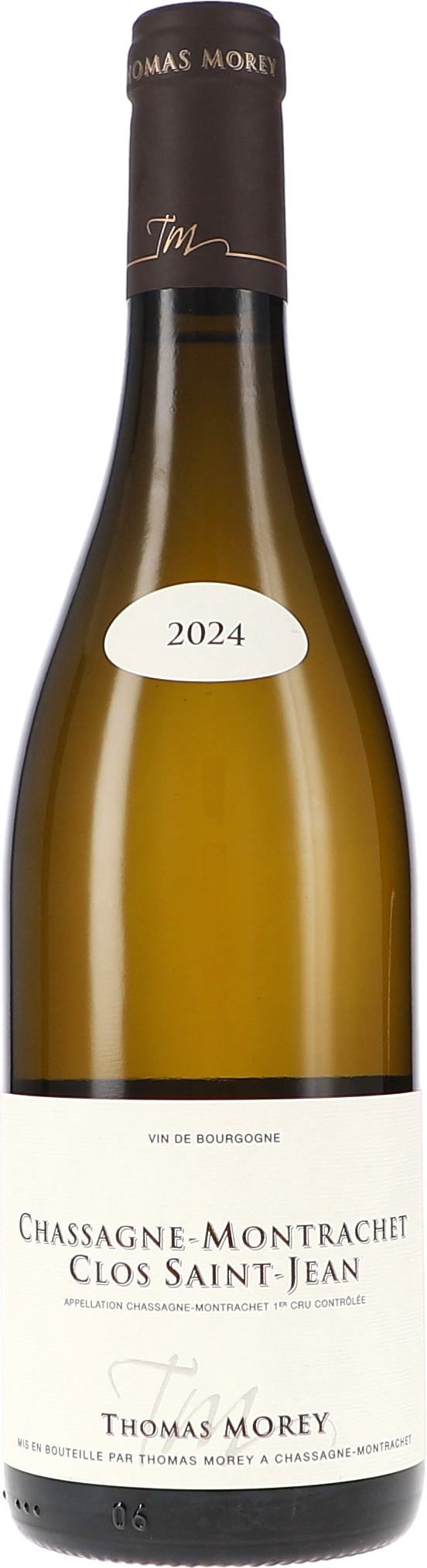 Thomas Morey Chassagne-Montrachet 1er Cru blanc Clos Saint-Jean AOC 2024