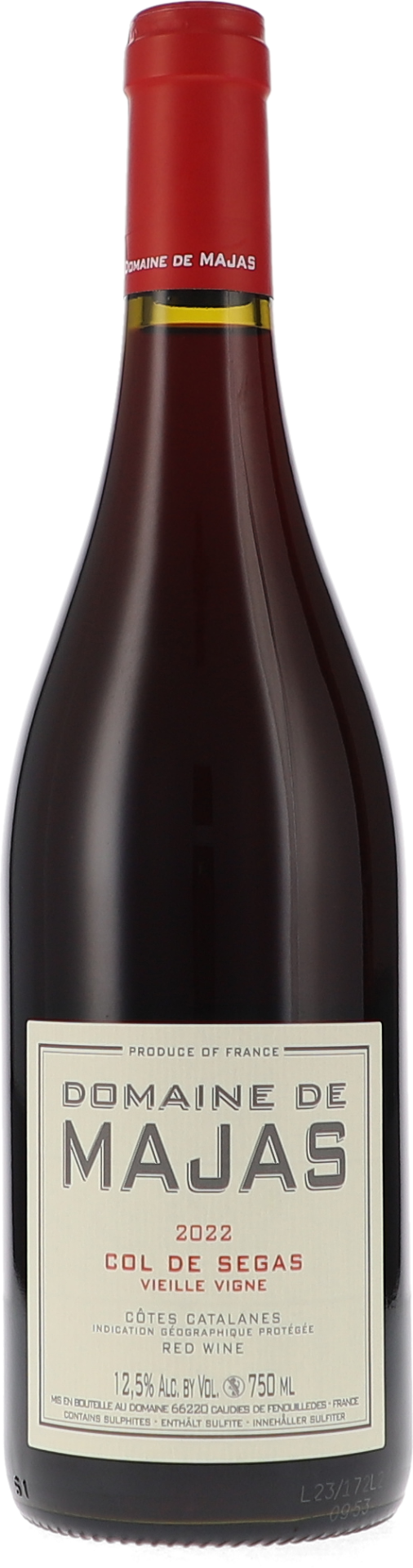 Majas Col de Segas, Vieille Vigne IGP 2022
