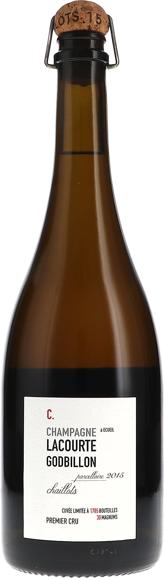 Lacourte-Godbillon Chaillots, Premier Cru Extra Brut 2015