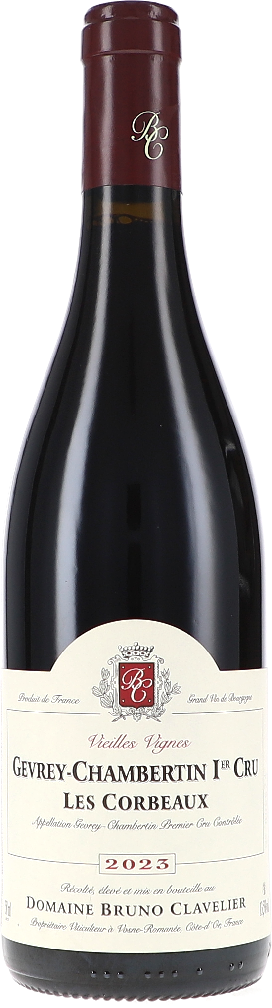 Bruno Clavelier Gevrey-Chambertin 1er Cru "Les Corbeaux" Vieilles Vignes AOC 2023