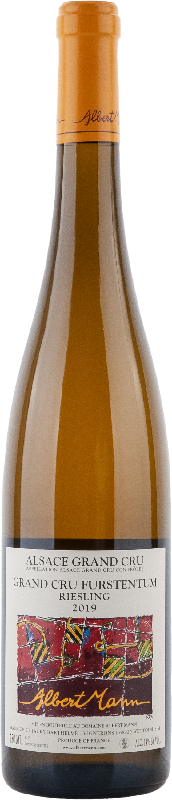 Albert Mann Riesling Furstentum Grand Cru 2019