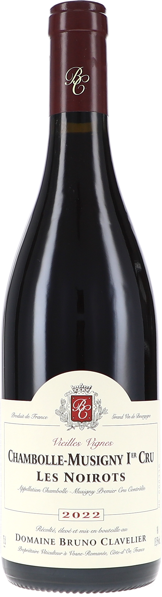 Bruno Clavelier Chambolle-Musigny 1er Cru "Les Noirots" Vieilles Vignes AOC 2022