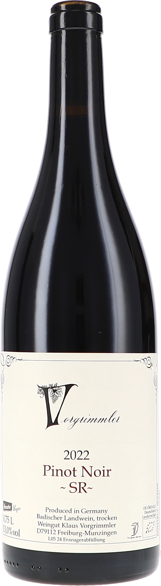 Klaus Vorgrimmler Pinot Noir SR Reserve 2022
