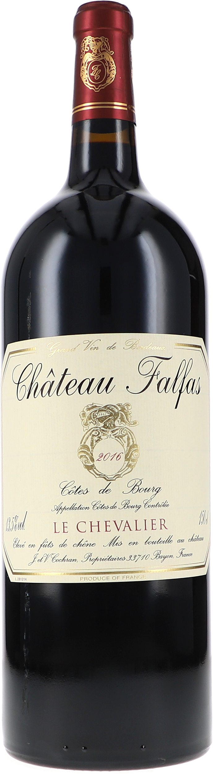 Château Falfas le Chevalier, Côtes de Bourg AOC 2016