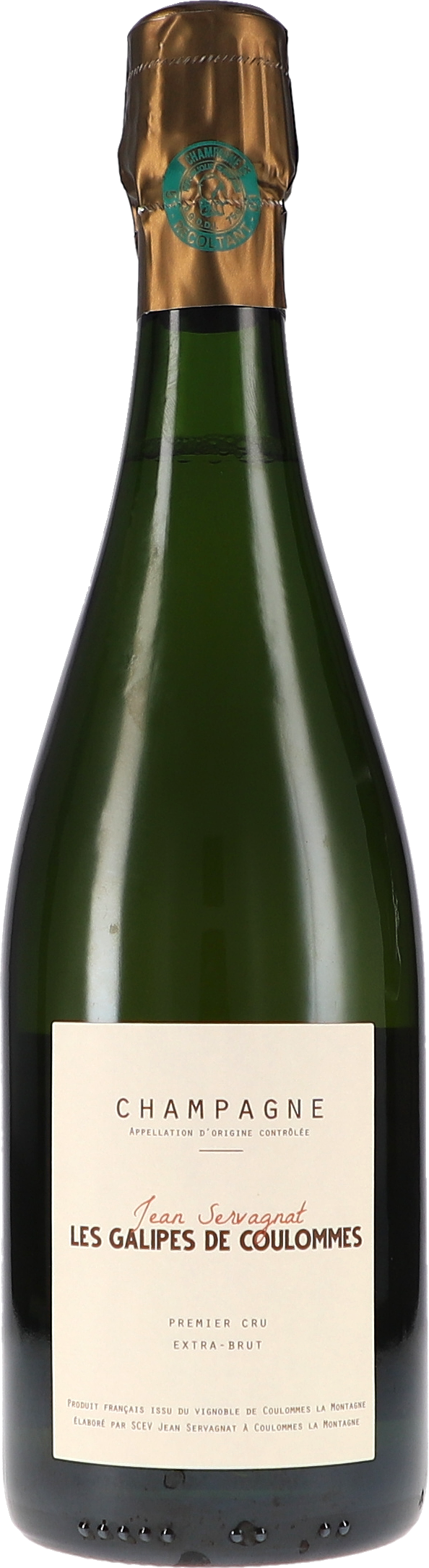 Jean Servagnat Les Galipes de Coulommes, Premier Cru Extra Brut 2020