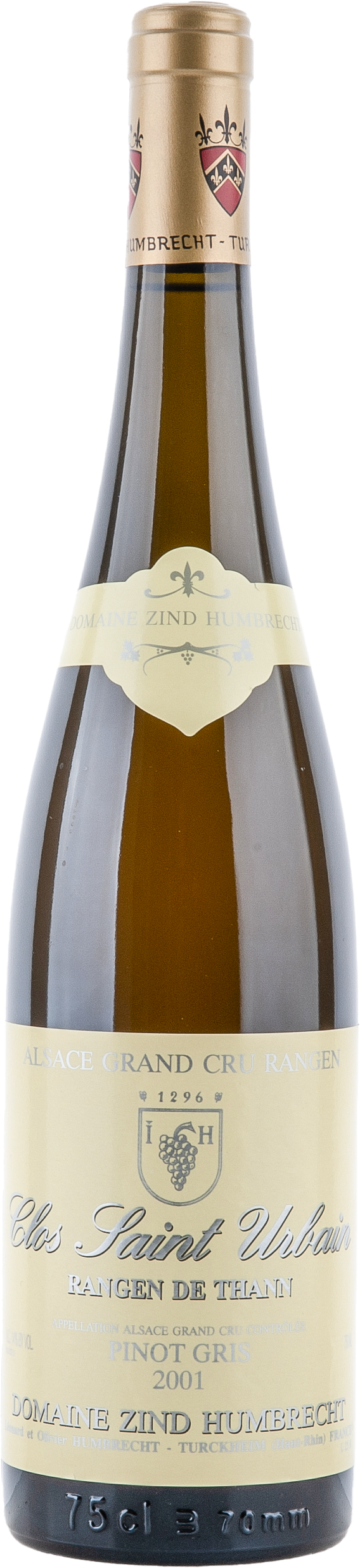 Zind-Humbrecht Pinot Gris Rangen de Thann Clos-Saint-Urbain Grand Cru 2001