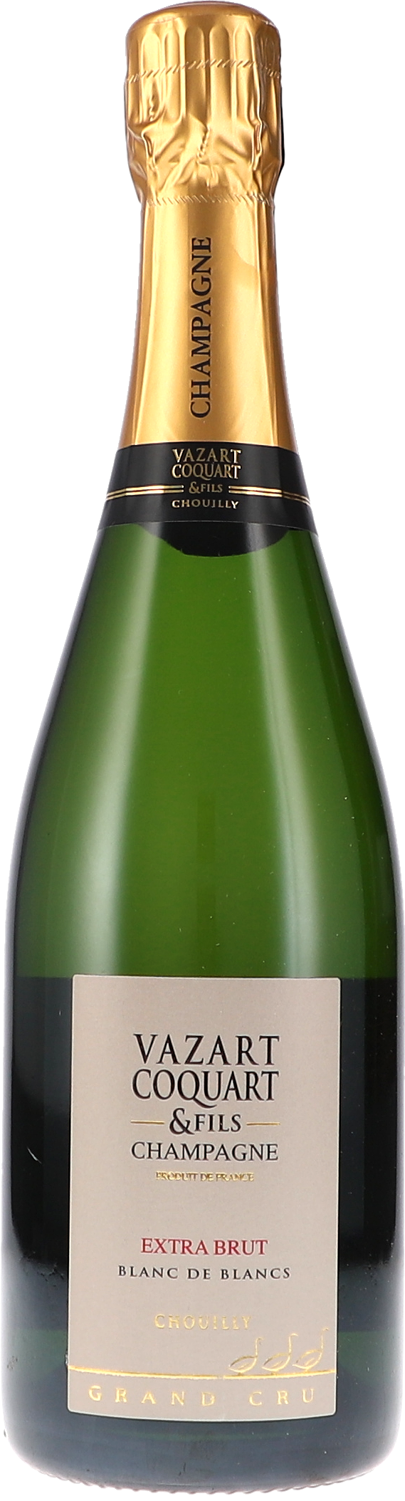 Vazart-Coquart & Fils Extra Brut, 2018+Res., Blanc de Blancs Chouilly Grand Cru