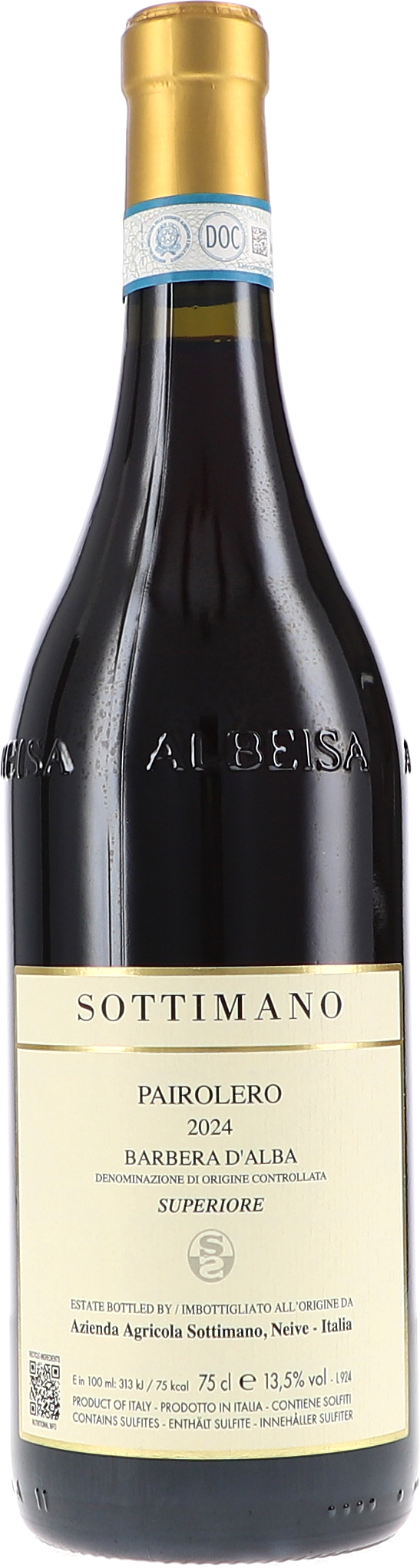 Sottimano Pairolero, Barbera d'Alba DOC Superiore 2024