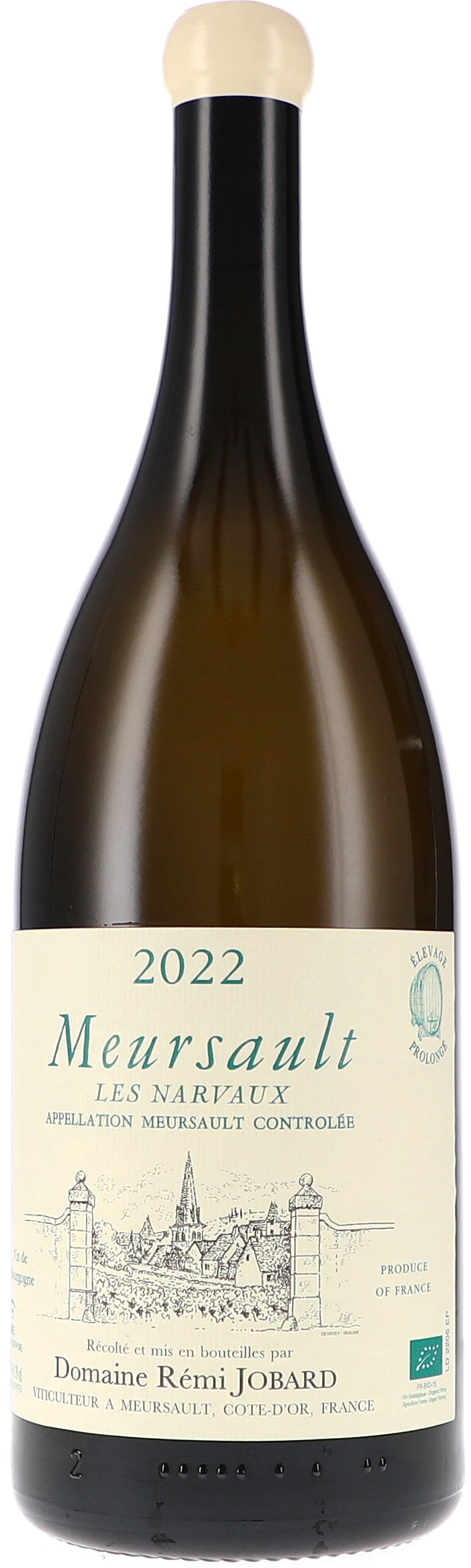 Rémi Jobard Meursault Les Narvaux Élevage Prolongé AOC 2022