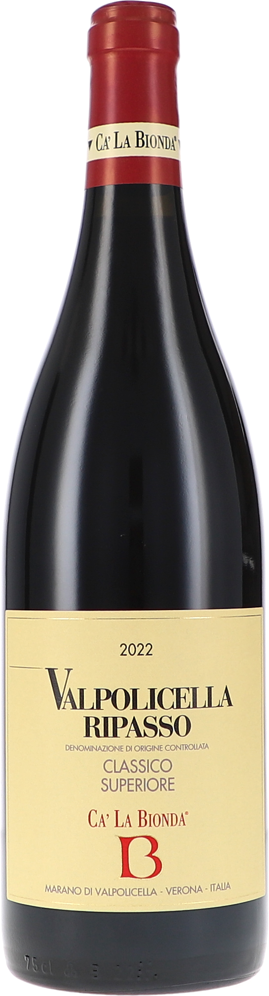 Ca´ La Bionda Ripasso Valpolicella Classico Superiore DOC 2022