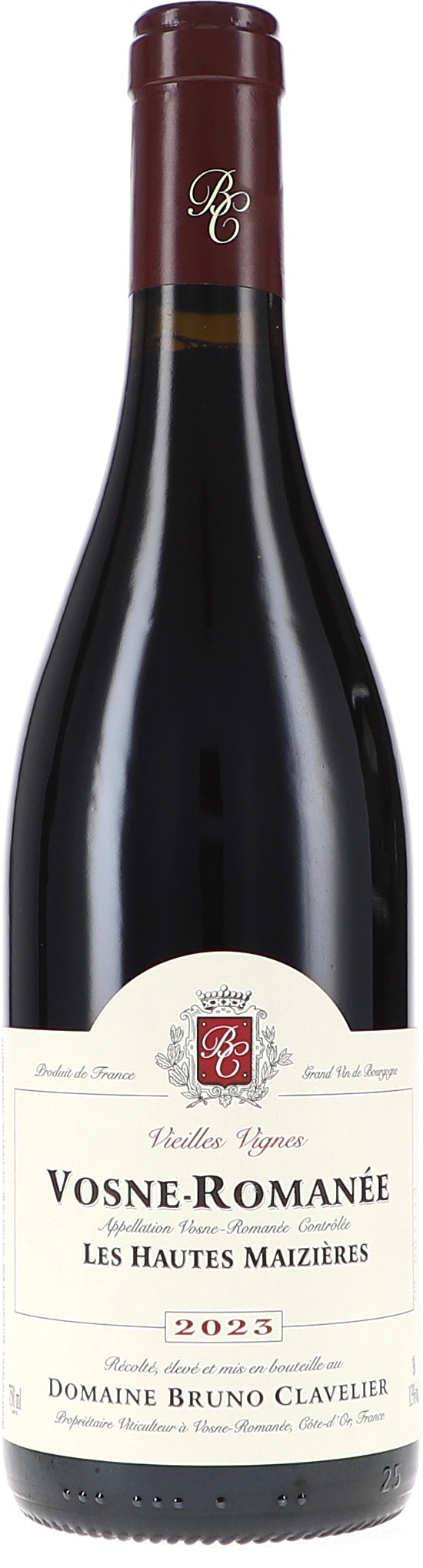 Bruno Clavelier Vosne-Romanée "Les Hautes Maizières" Vieilles Vignes AOC 2023