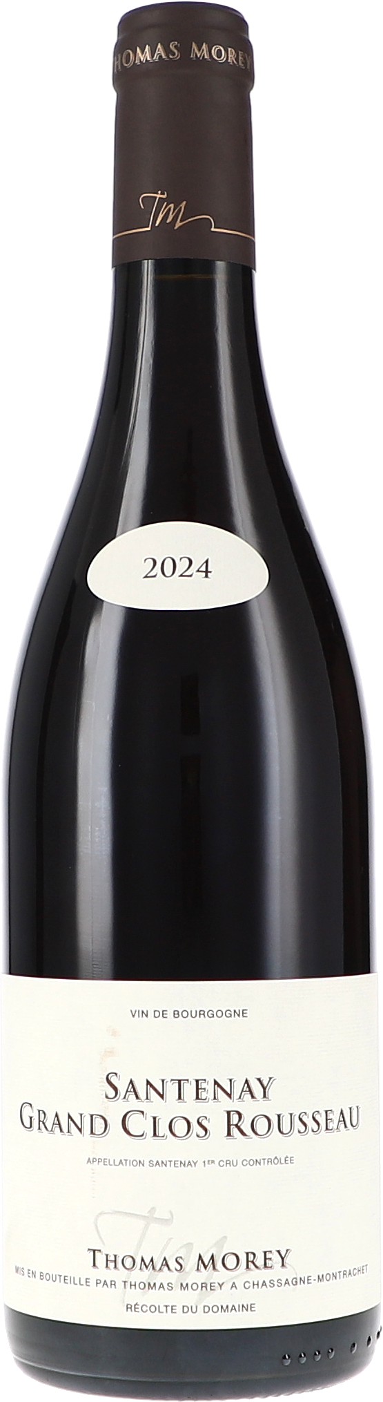 Thomas Morey Santenay 1er Cru rouge Grand Clos Rousseau AOC 2024