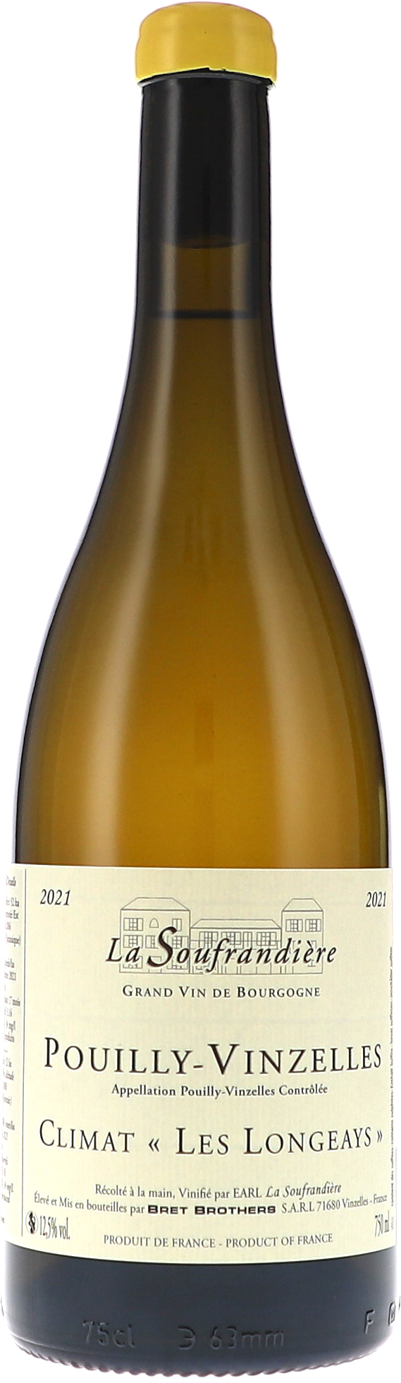 La Soufrandière Pouilly-Vinzelles Climat "Les Longeays" AOC 2021