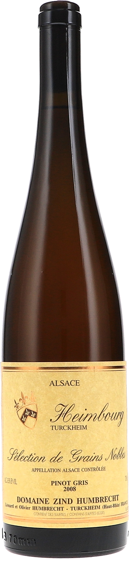 Zind-Humbrecht Pinot Gris Heimbourg, Sélection de Grains Nobles  2005