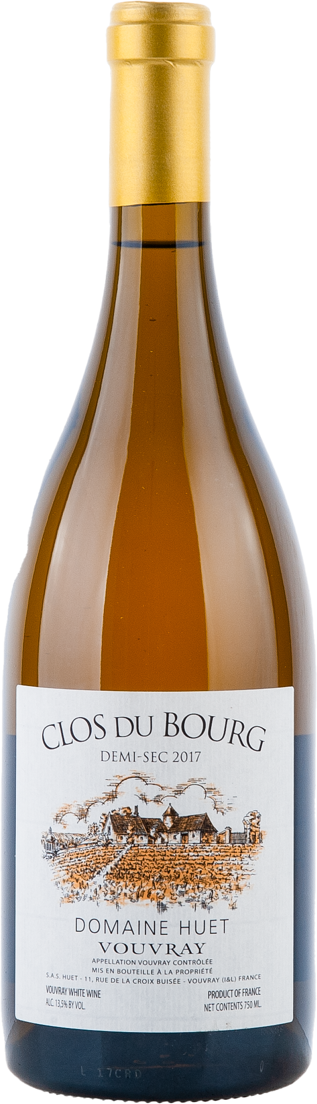 Huet Clos du Bourg demi-sec 2017