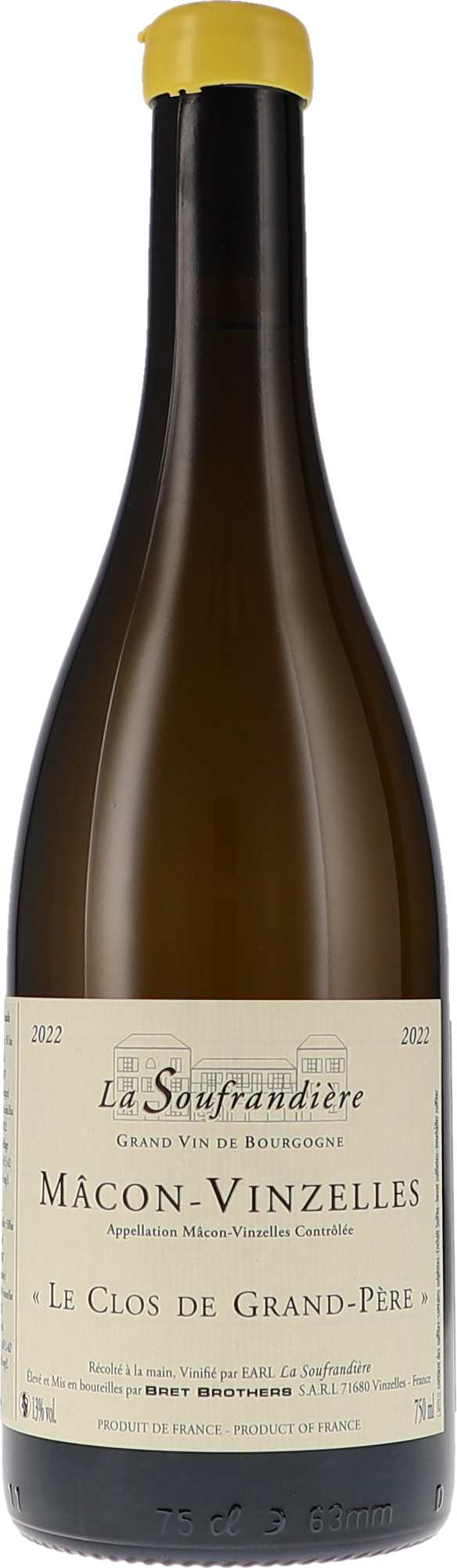 La Soufrandière Mâcon-Vinzelles "Le Clos de Grand-Père" AOC 2024